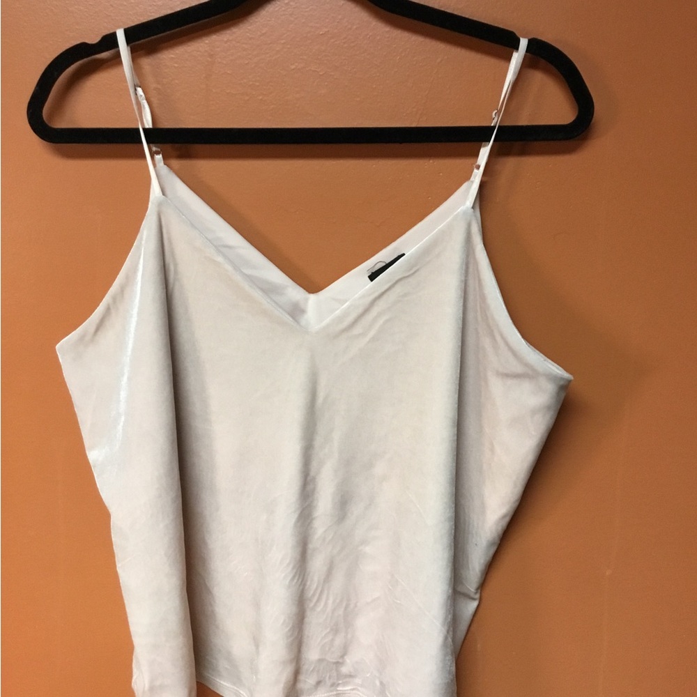 Free Press Pink Camisole Valour Tank Top Rom Com Festival Layering Blouse Size L